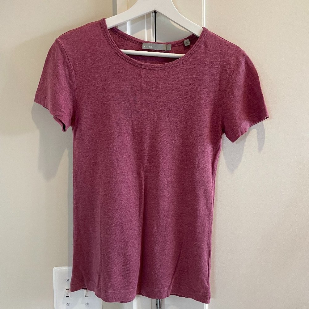 Vince Linen Tee Size XS